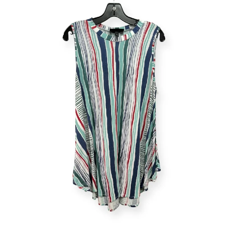 Today's Special Striped Pattern Top Sleeveless Lane Bryant, Size 14