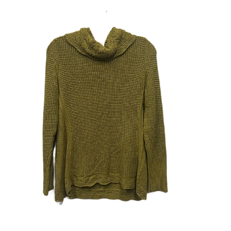 Season Finale Sale Sweater By Chicos In Green, Size: S