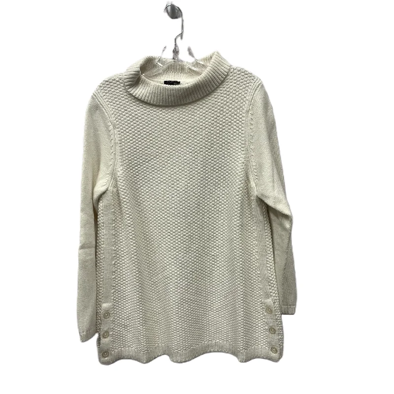 Can't Miss Sweater By Talbots In Cream, Size: Xlp