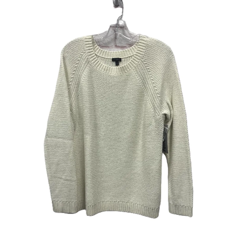 Discount Deals Sweater By Talbots In Cream, Size: Xlp