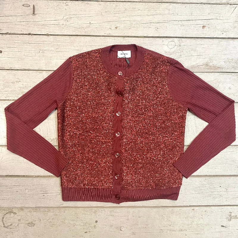 Members Only Sweater Cardigan Luxury Designer By St John Knits  Size: M
