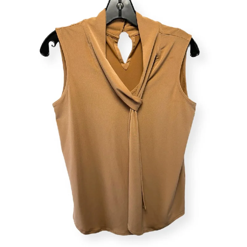 Limited Stock Tan Top Sleeveless Dkny, Size S