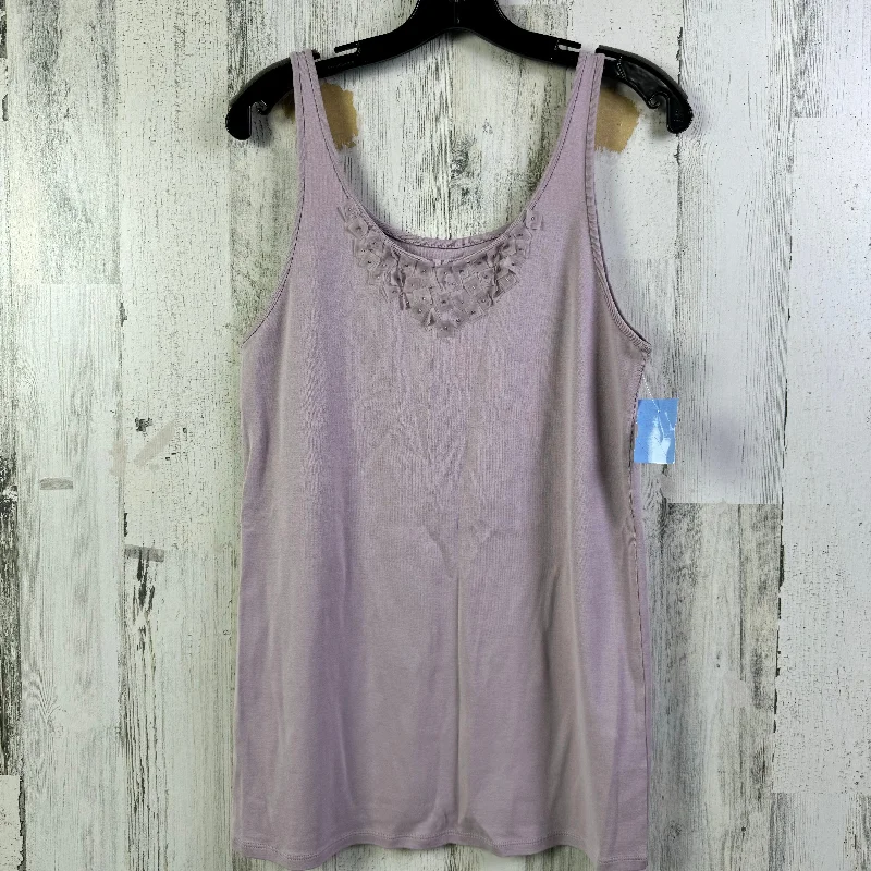 Great Deals Tank Top By Eileen Fisher In Purple, Size: Xl