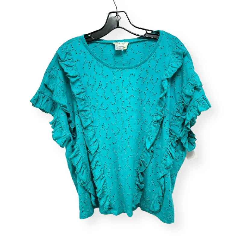 Lowest Price Teal Top Sleeveless Tru Luxe Jeans, Size L