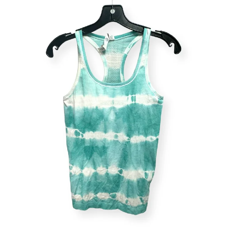 Sneak Peek Sale Tie Dye Print Athletic Tank Top Lululemon, Size 4