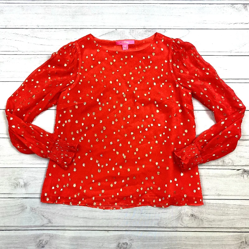 New Deals Top Long Sleeve Designer By Lilly Pulitzer  Size: Xs
