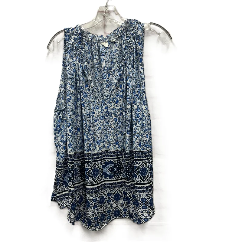 Act Now Top Sleeveless By Gap In Blue, Size: Xl