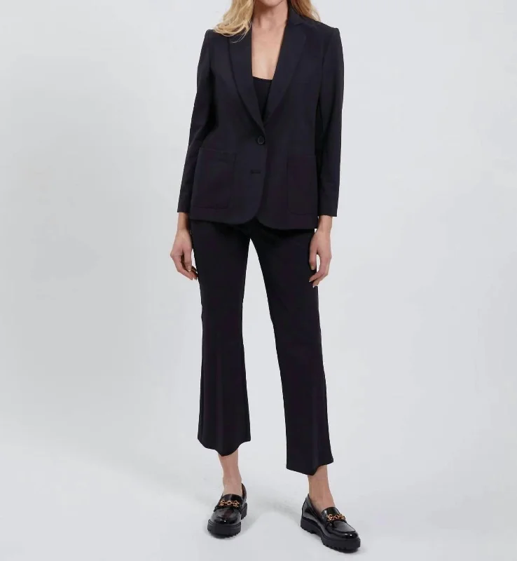 Closeout Sale Two Button Blazer In Black
