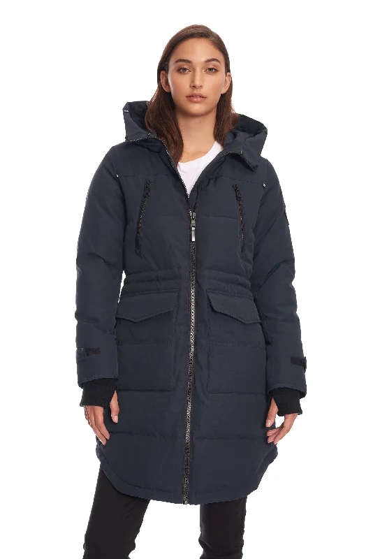 Weekend Flash Sale UKON | WOMEN'S VEGAN DOWN (RECYCLED) DRAWSTRING PARKA