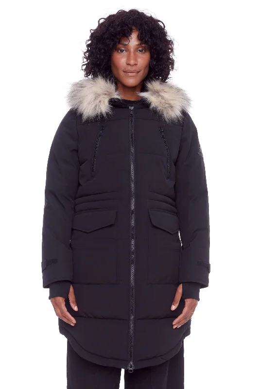 Savings Spectacular UKON | WOMEN'S VEGAN DOWN (RECYCLED) DRAWSTRING PARKA