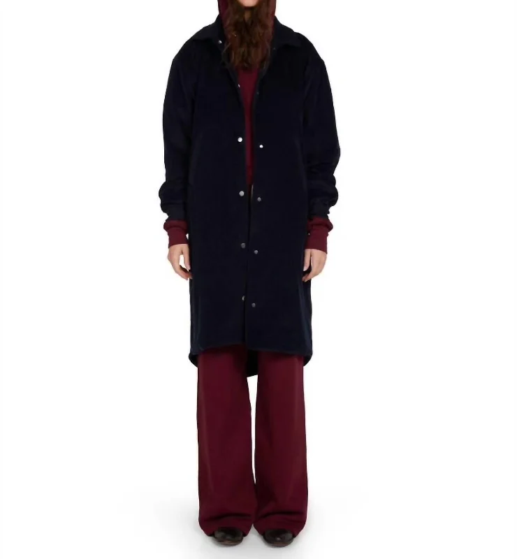 Discount Extravaganza Virginia Oversized Parka Kacket In Jet Black