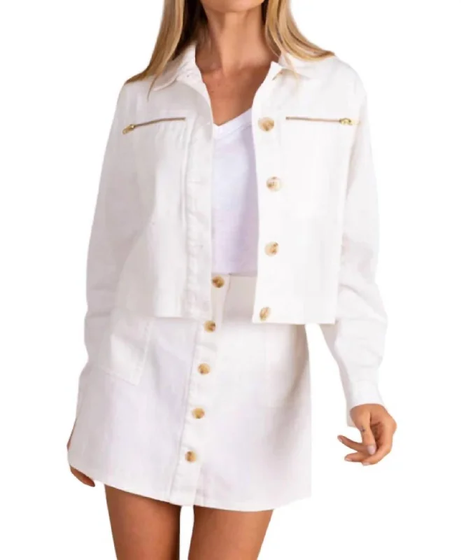 Huge Savings West Jacket In White