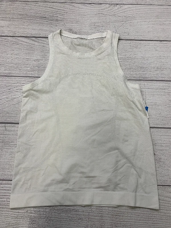 Online Exclusive White Athletic Tank Top Lululemon, Size S
