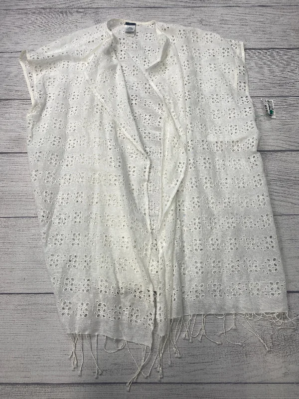Major Savings White Coverup / Kimono J Crew, Size S