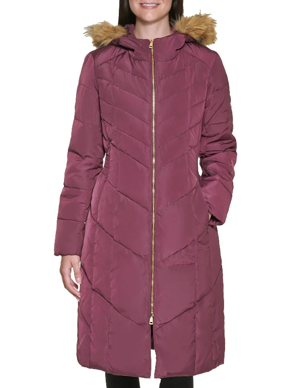 Hurry In Womens Insulated Hooded Down Coat