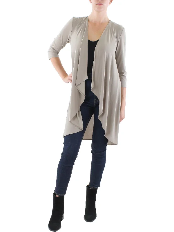 Grand Opening Sale Womens Knit Open Front Duster Blazer