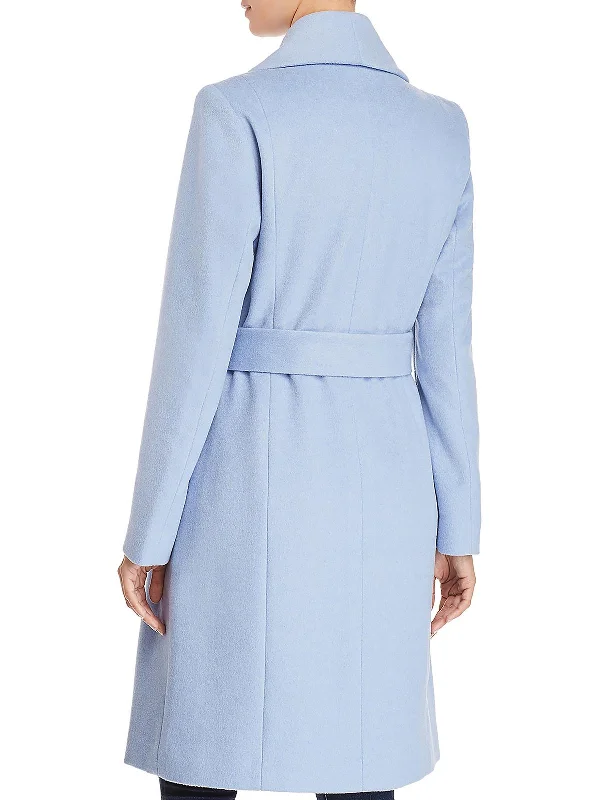 Epic Deals Womens Wool Blend Belted Wool Coat