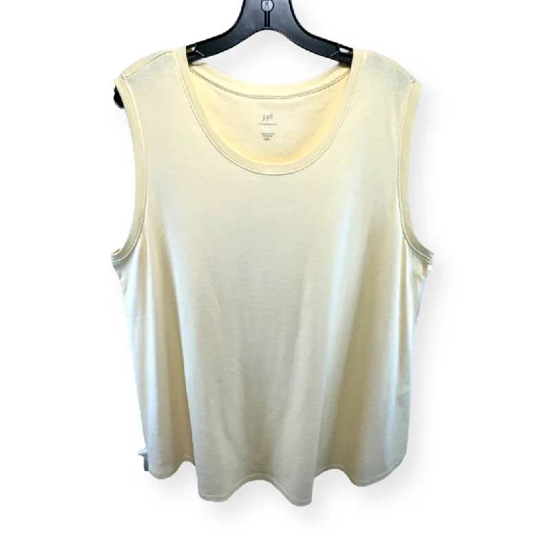 Special Discount Yellow Top Sleeveless J. Jill, Size 2x