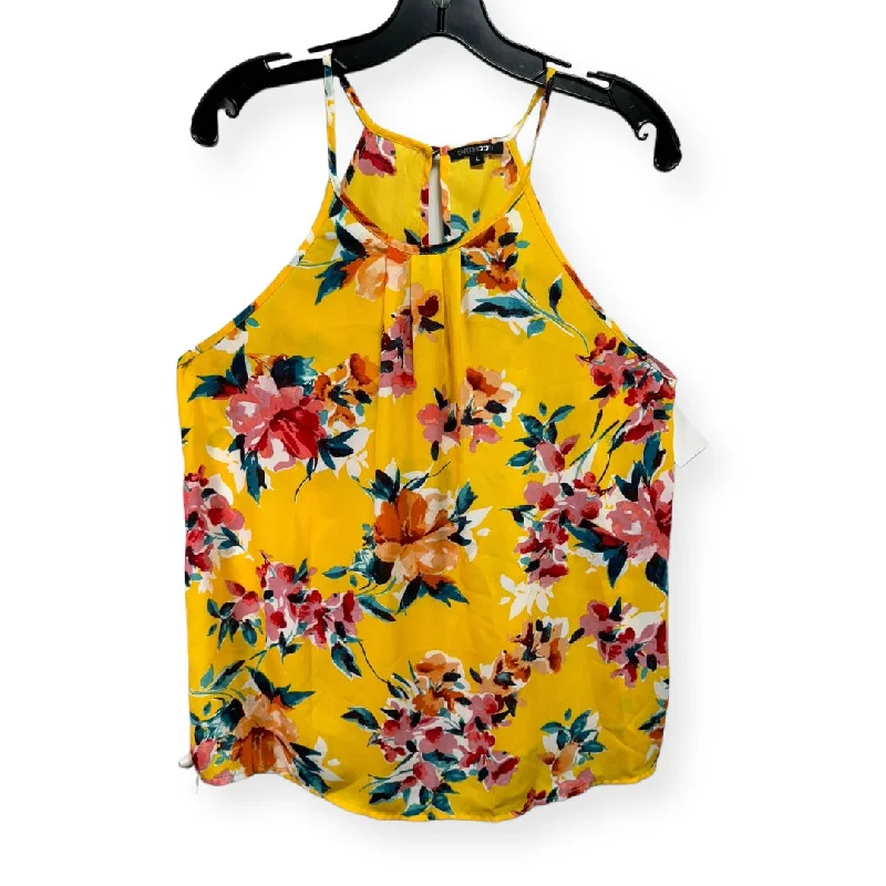 New Deals Yellow Top Sleeveless Papermoon, Size L