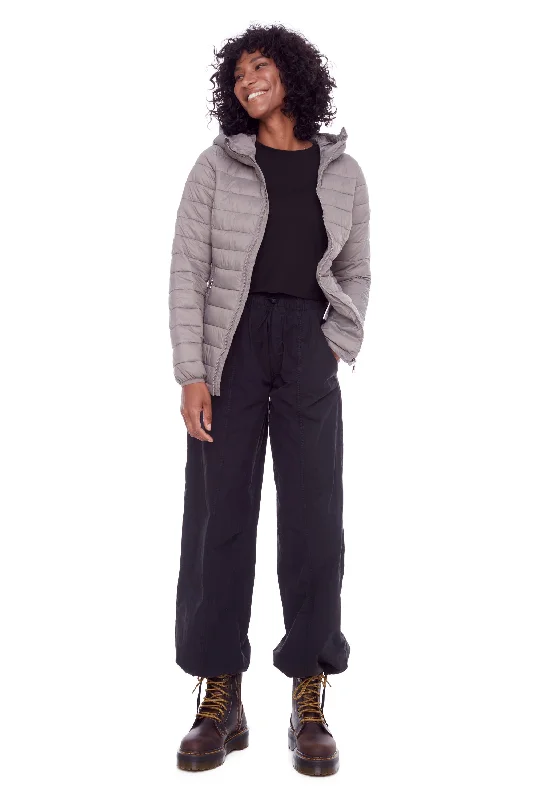 Amazing Deals YOHO LADIES' | WOMEN'S VEGAN DOWN (RECYCLED) LIGHTWEIGHT PACKABLE PUFFER