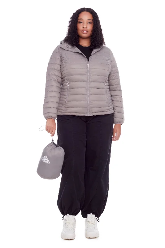 Crazy Savings YOHO PLUS | WOMEN'S VEGAN DOWN (RECYCLED) LIGHTWEIGHT PACKABLE PUFFER (PLUS SIZE) Crazy Savings YOHO PLUS | WOMEN'S VEGAN DOWN (RECYCLED) LIGHTWEIGHT PACKABLE PUFFER (PLUS SIZE)