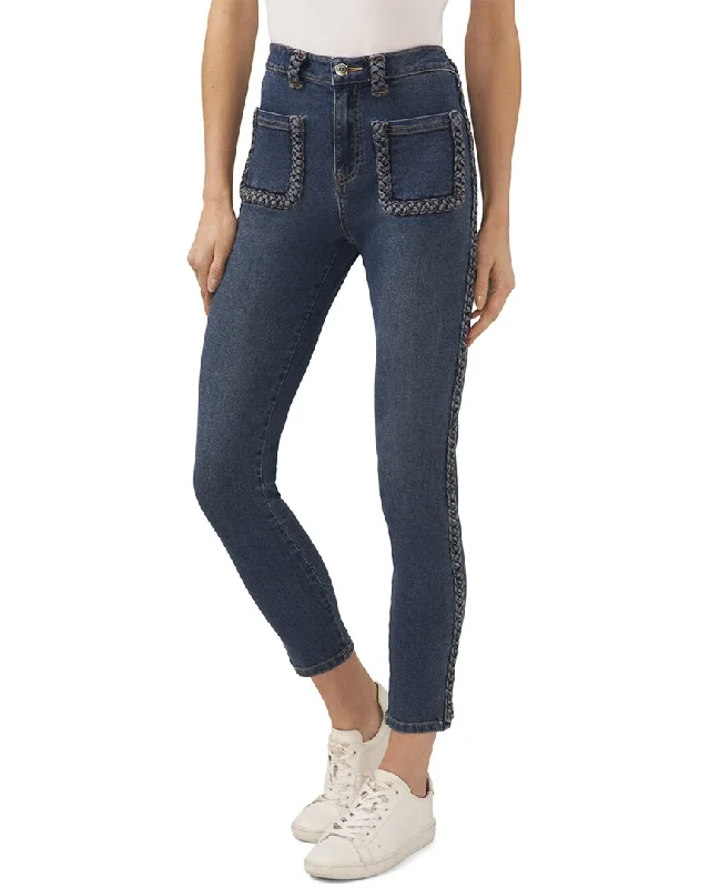 Great Deals CeCe Braid Pocket Detailed Jean