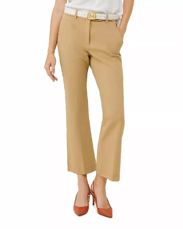 Stock Up and Save Fify Flared Stretch Trousers In Natural