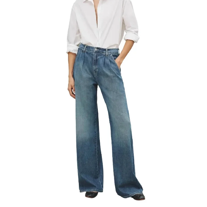 Final Clearance Flora Trouser Jean In Classic Wash