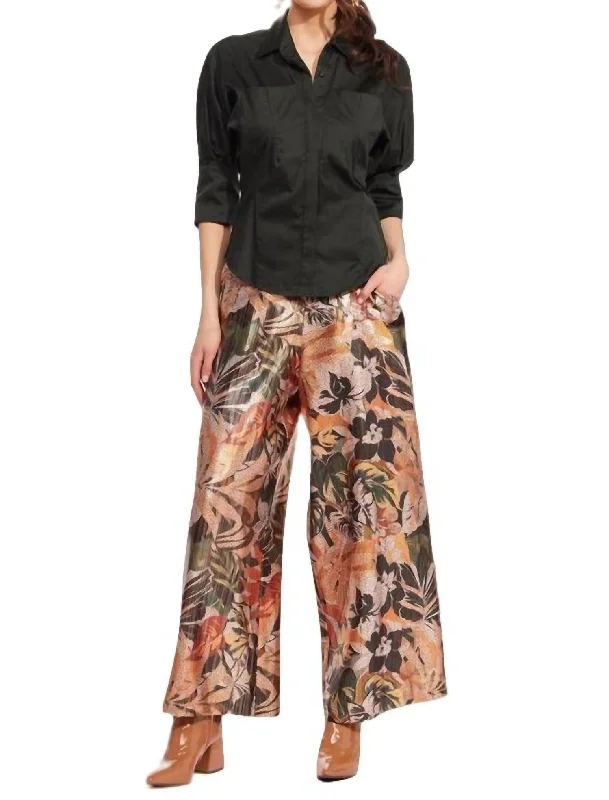 Best Seller Hepburn Pant In Glitter Bloom