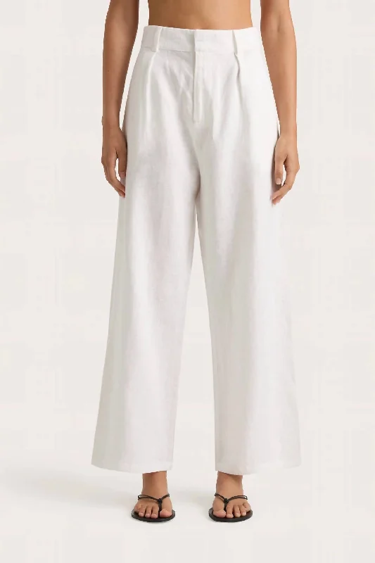Deal Frenzy Ida Pant In White