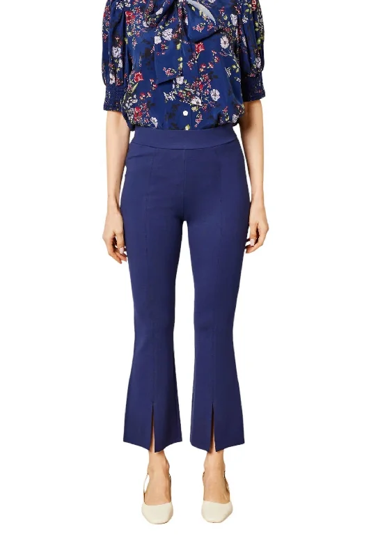 Stock Clearance Josie Ponte Pants In Navy