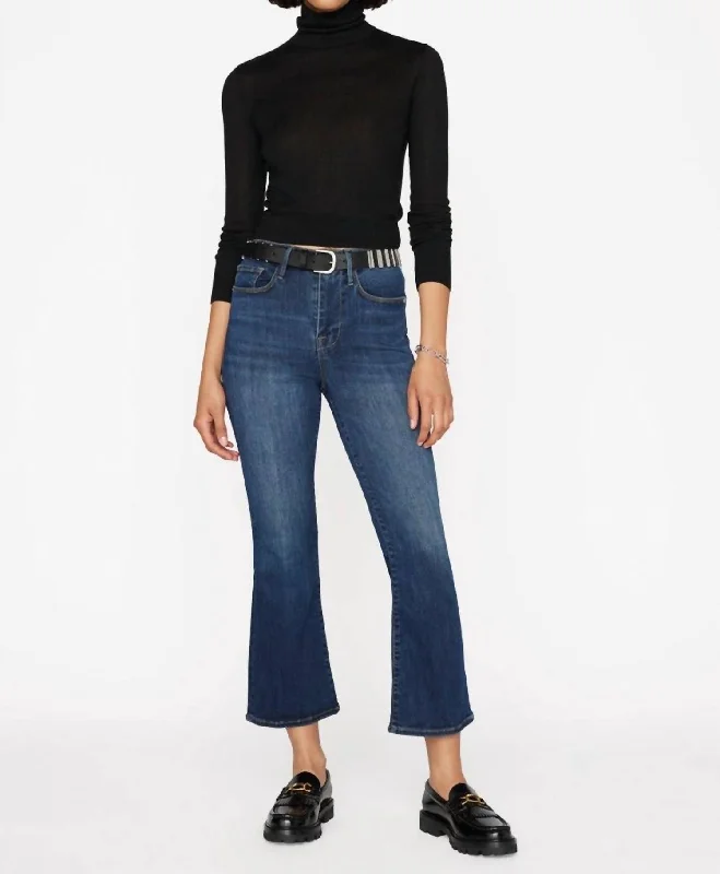 Deal of the Day Le One Crop Mini Boot Denim In Hanbury