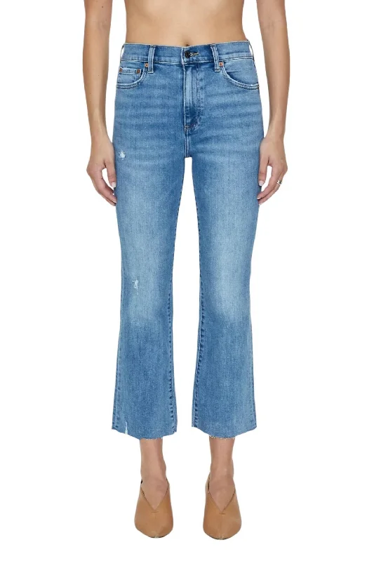 Instant Discount Lennon Cropped Bootcut Denim Jeans In Zuma