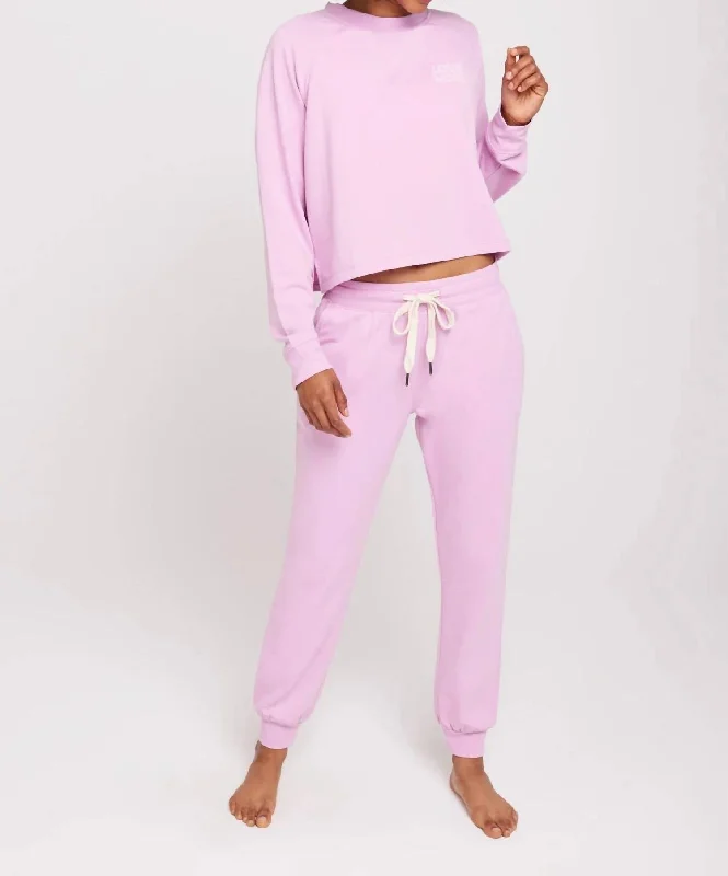 Big Discounts Love More Zoe Slim Jogger In Pink
