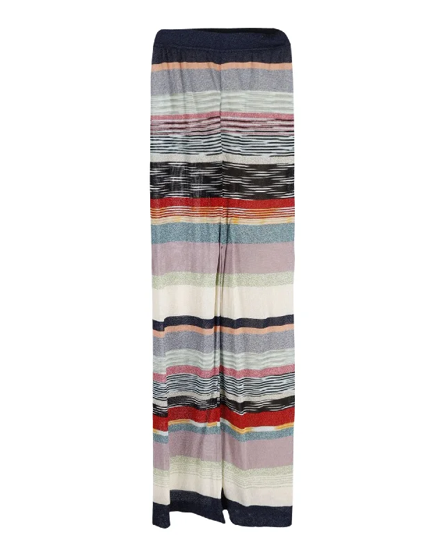 Value Deals Missoni Striped Pants in Multicolor Cupro