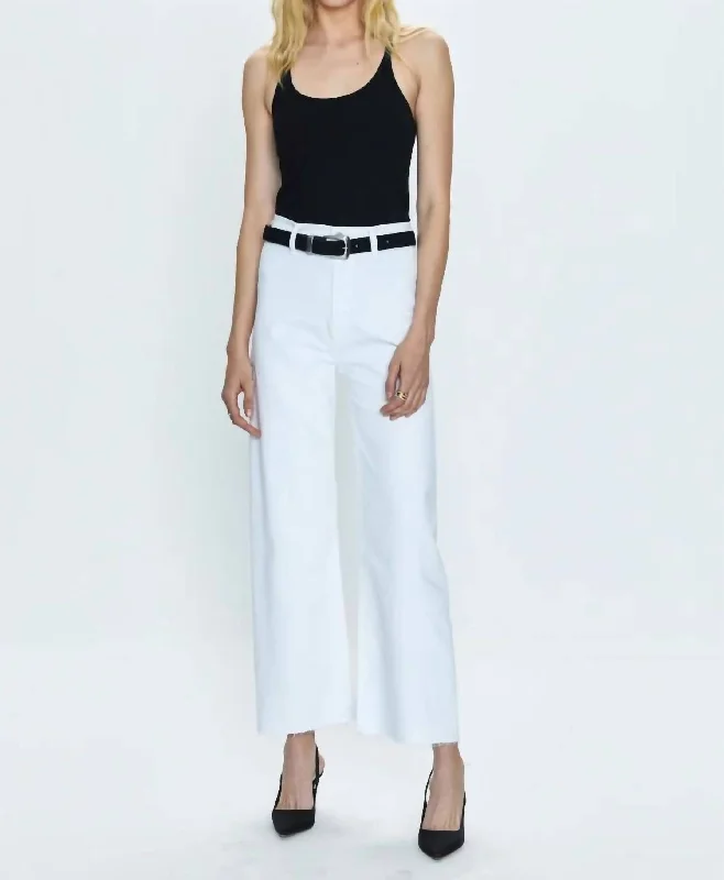 Price Reduction Penny High Rise Wide Leg Pants In Blizzard