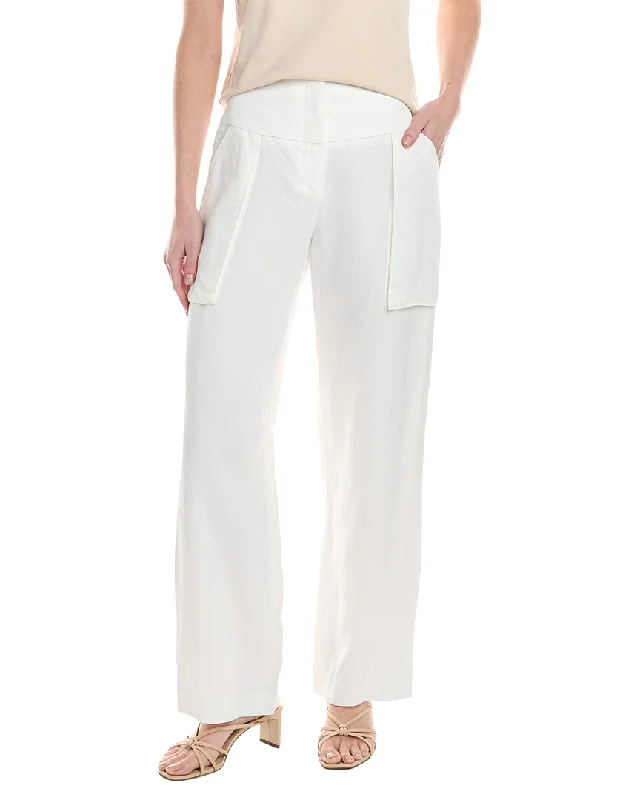 Warehouse Sale Piazza Sempione Linen-Blend Pant