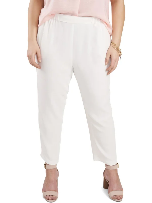Referral Discount Plus Womens Stretch Business Dress Pants