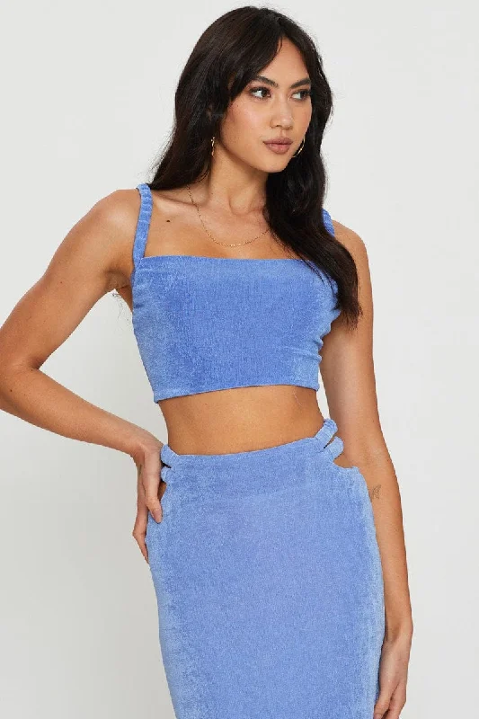 Instant Discount Purple Crop Top