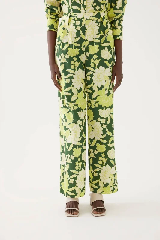 Overstock Reba Wide Leg Pants In Green
