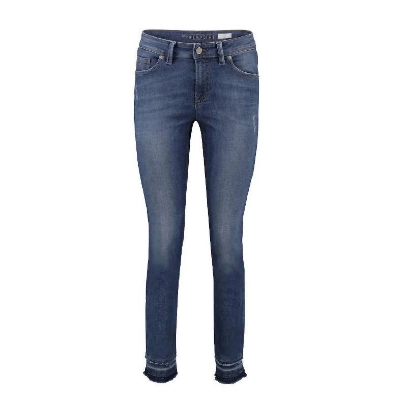 Today's Special Sinty Double Hem Pant In Denim