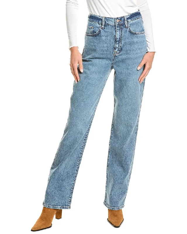 YEAR-End Sale Triarchy V High-Rise Prime Indigo Straight Leg Jean
