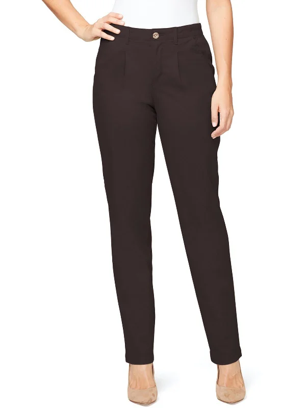 Limited Time Offer Womens High Rise Tapered Straight Leg Pants