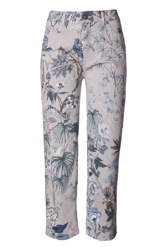 Price Drop Alert Women's Leyle Denim Pants In Blue Graphical