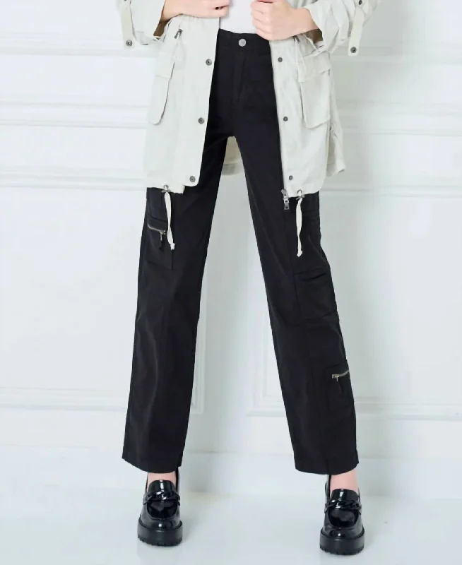 Flash Deals Wrenley Stretch Twill Lyocell Cargo Pant In Black
