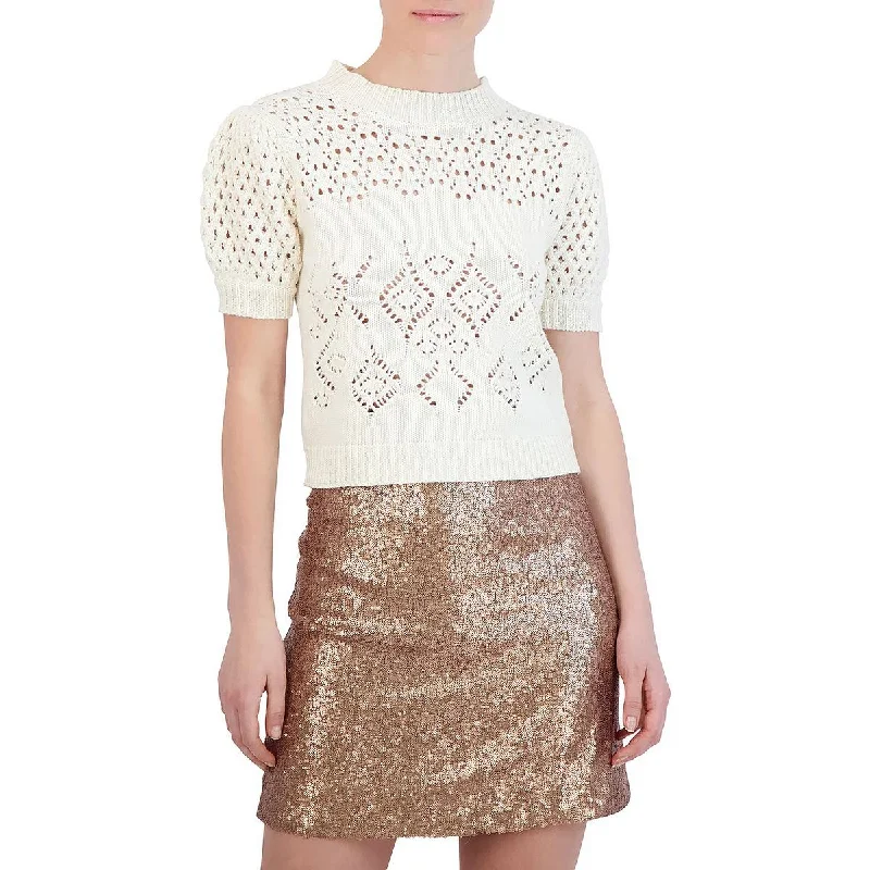 Savings Galore BCBGMAXAZRIA Womens Knit Dressy Pullover Top