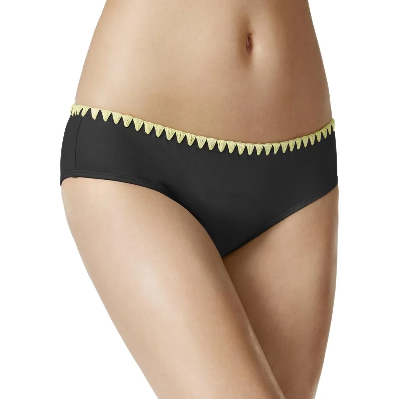 Exclusive Access Bikini Nation Womens Embroidered Contrast Detail Swim Bottom Separates