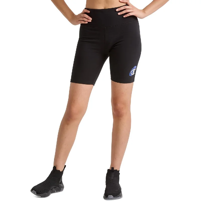 Don't Wait Champion Womens Plus High Rise Fitness Bike Short