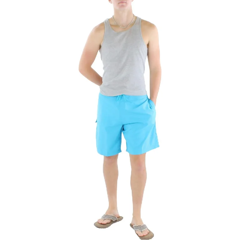 Super Deal Club Room Mens 9" Inseam Board Shorts Swim Trunks