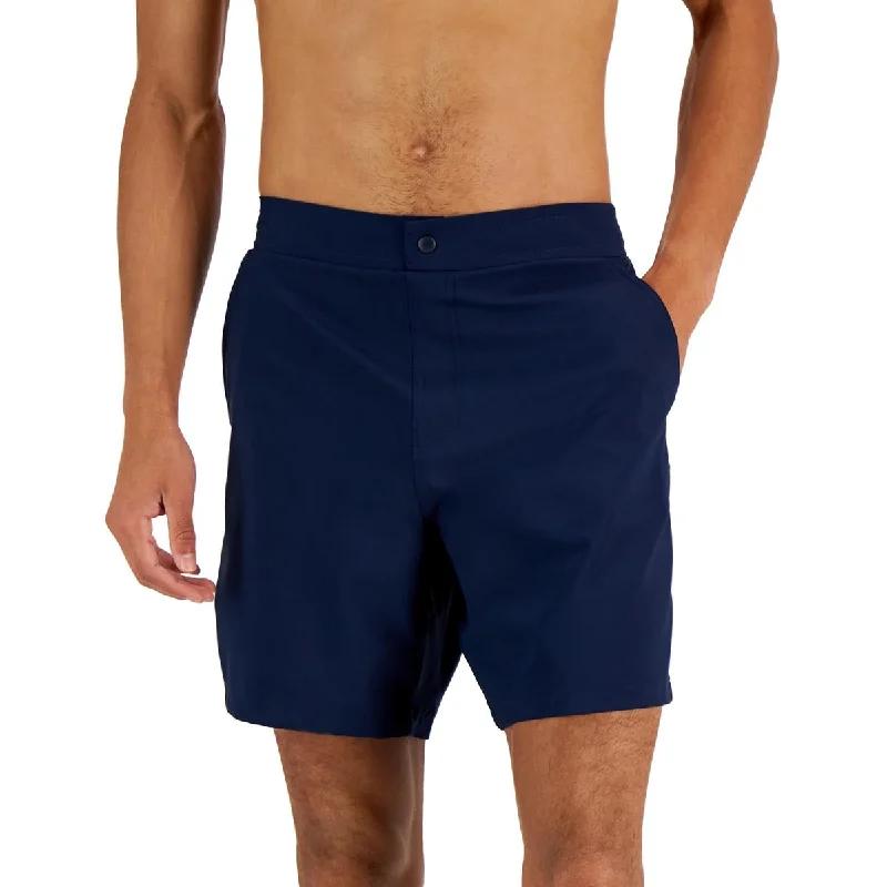Flash Sale Club Room Mens Beach To Boardwalk Short 7" Inseam Swim Trunks